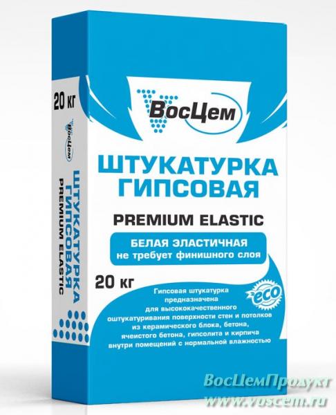 Гипсовая штукатурка PREMIUM ELASTIC