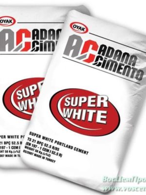 Белый цемент Adana CEM I 52,5 R (Super White)